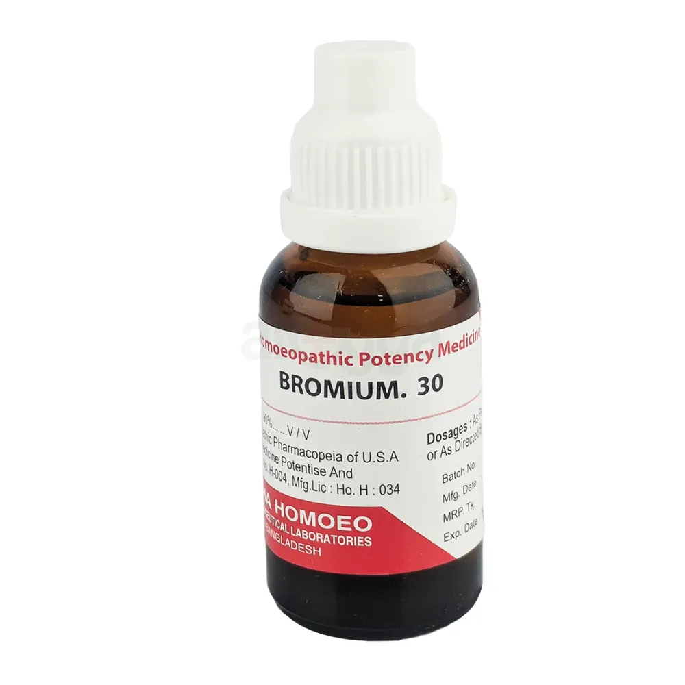 Bromium 30 30ml(Zoha Homeo) price in Bangladesh | Arogga