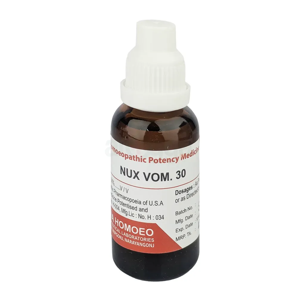 Nux Vom 30 – 30ml (Zoha Homeo)  