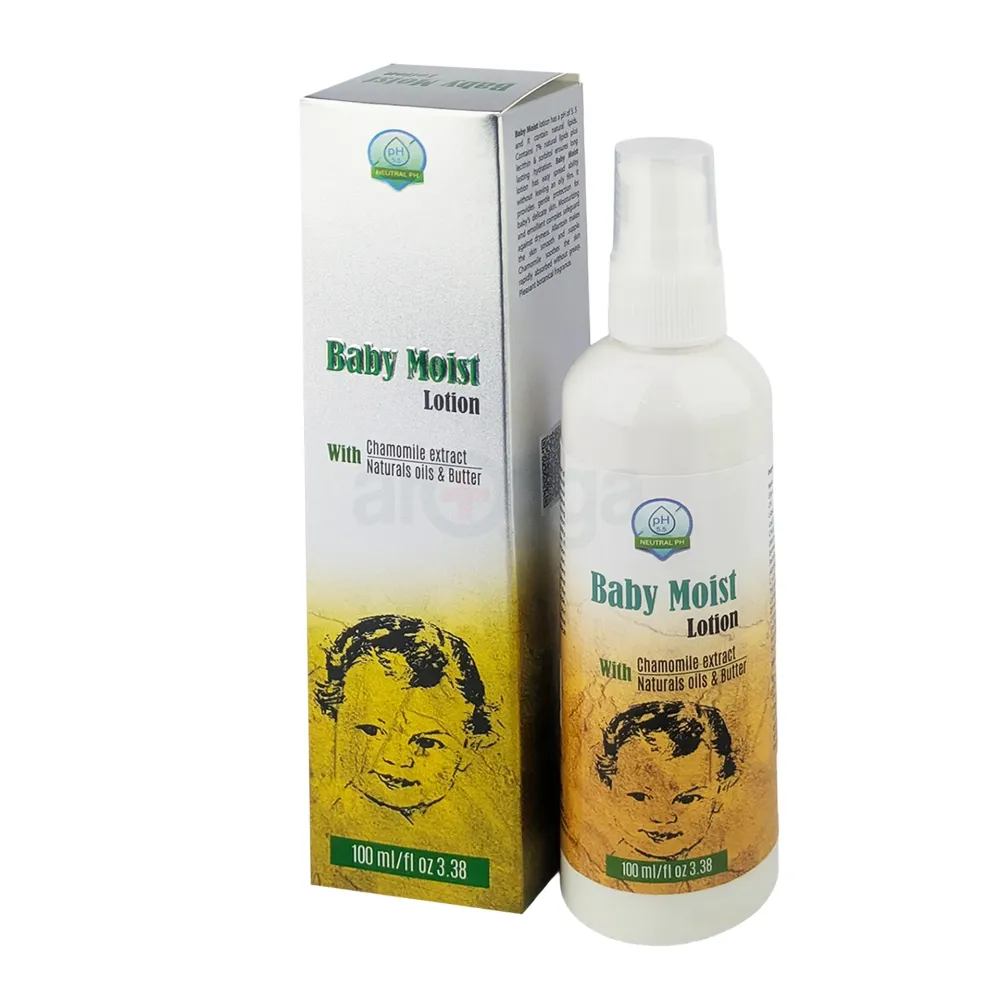 Baby Moist Lotion with Chamomile Extract, Natural Oils & Butter – 100ml  