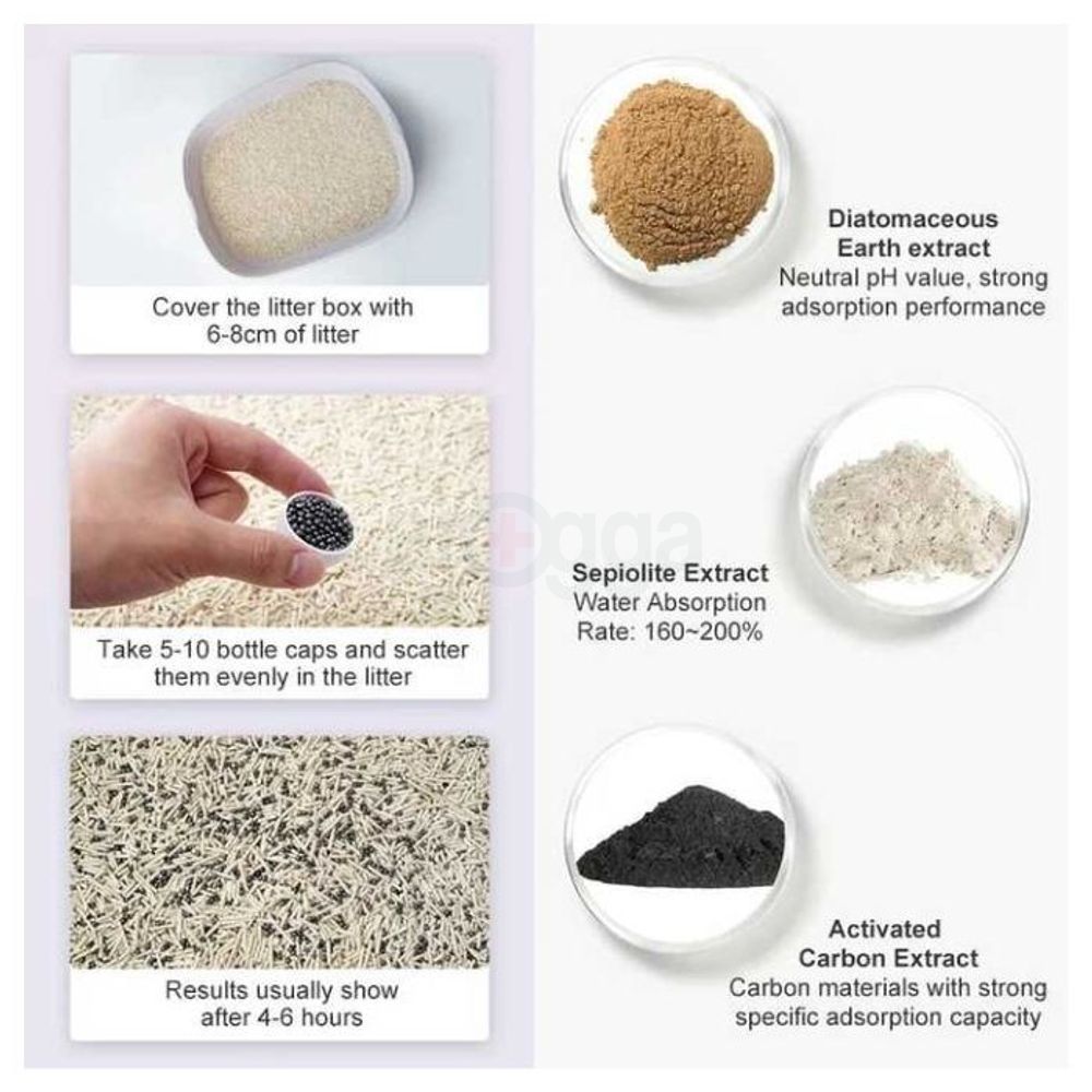 Cat Litter Deodorizer Lavender Scented Beads 250ml  