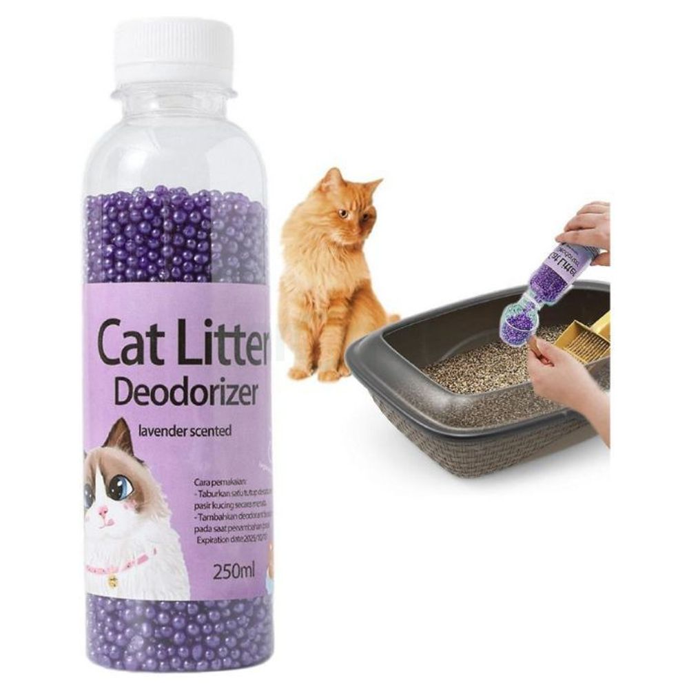 Cat Litter Deodorizer Lavender Scented Beads 250ml  