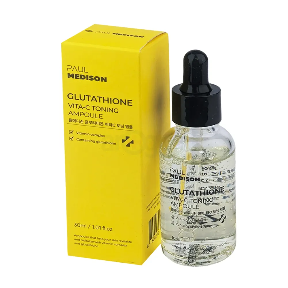 Paul Medison Glutathione Vita-C Toning Ampoule 30ml – Intensive Brightening  & Antioxidant Complex price in Bangladesh