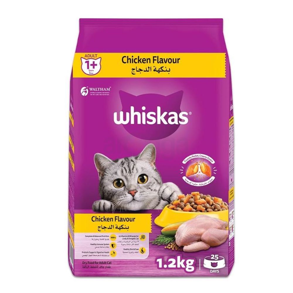 Whiskas Adult Chicken 1.2KG  