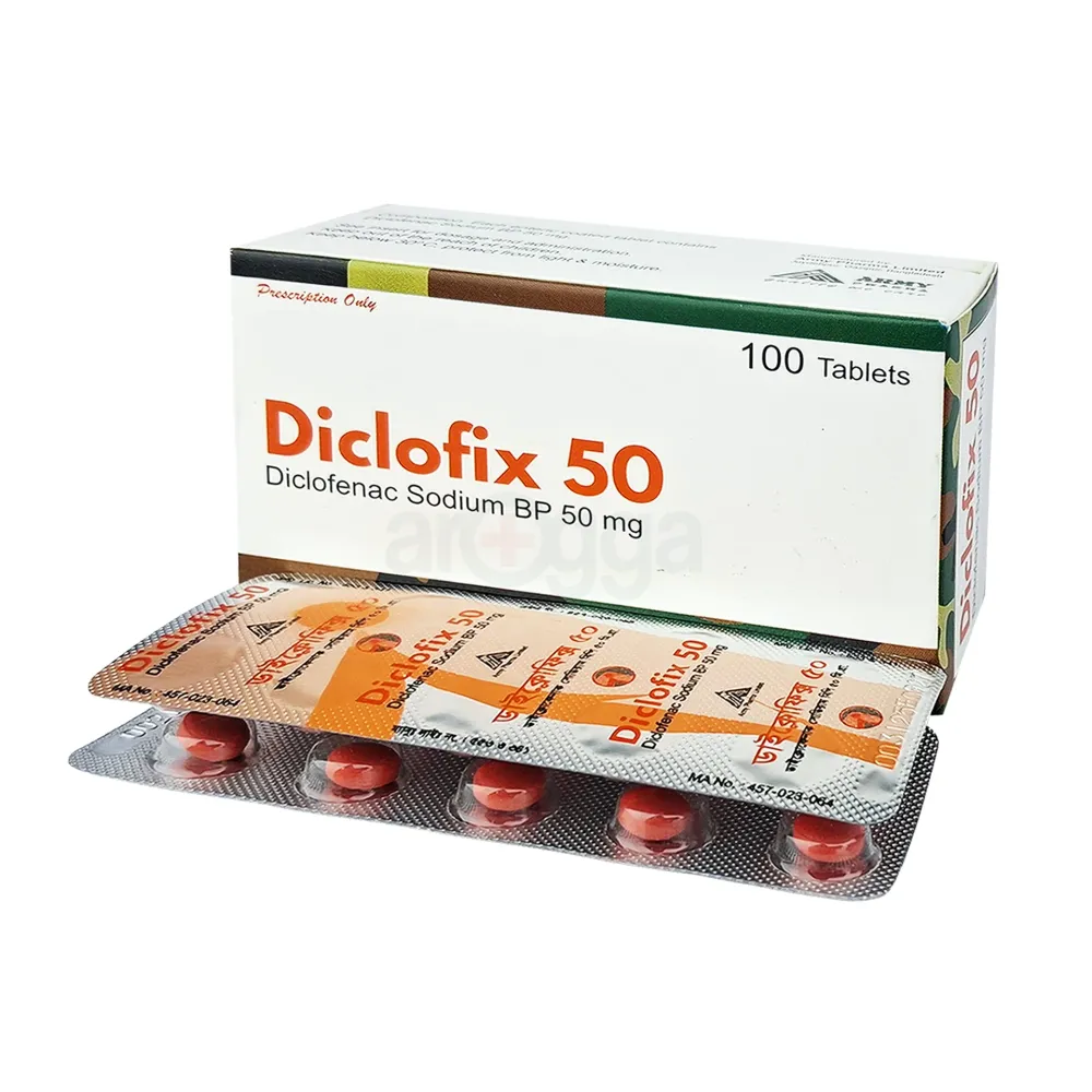 Diclofix  50mg Tablet