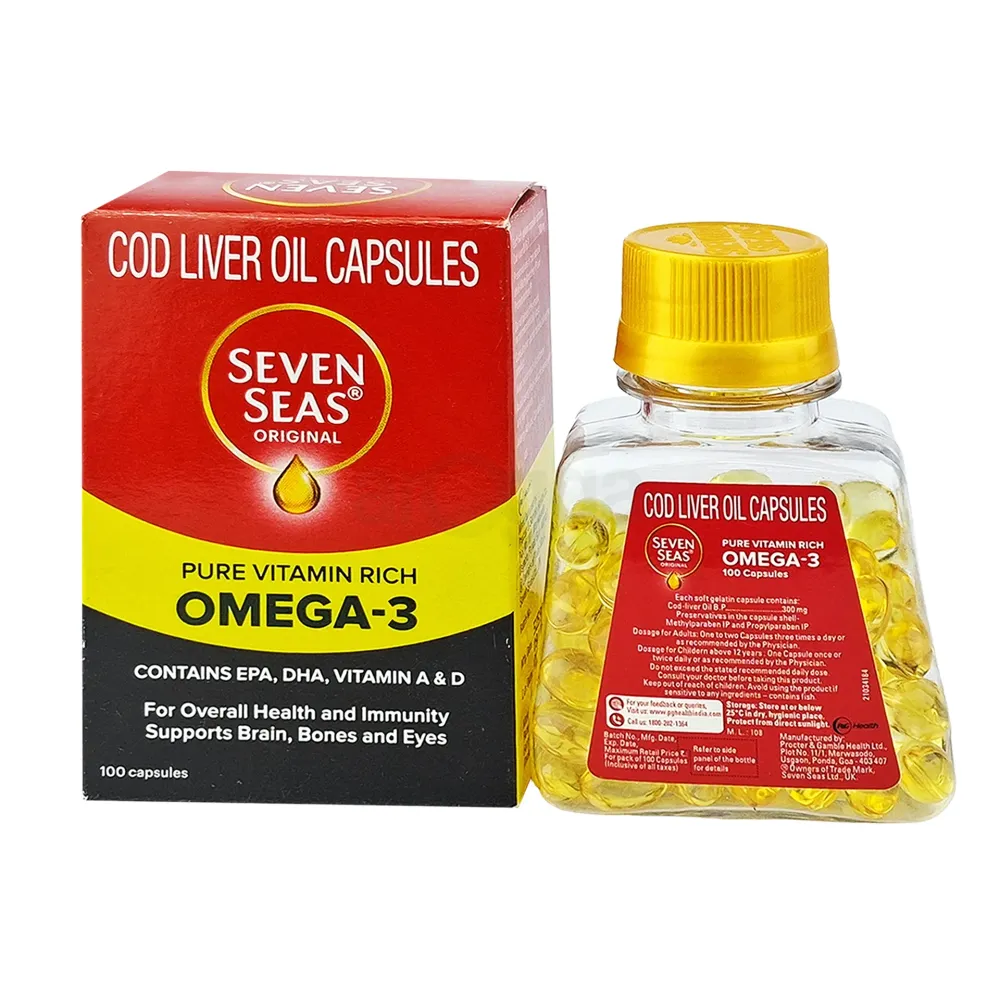 Seven Seas Cod Liver Oil 100 Capsules  