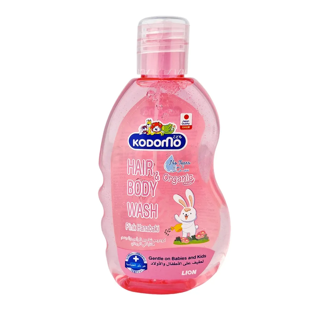 Kodomo Pink Hanabaki Hair & body Wash 200ml  