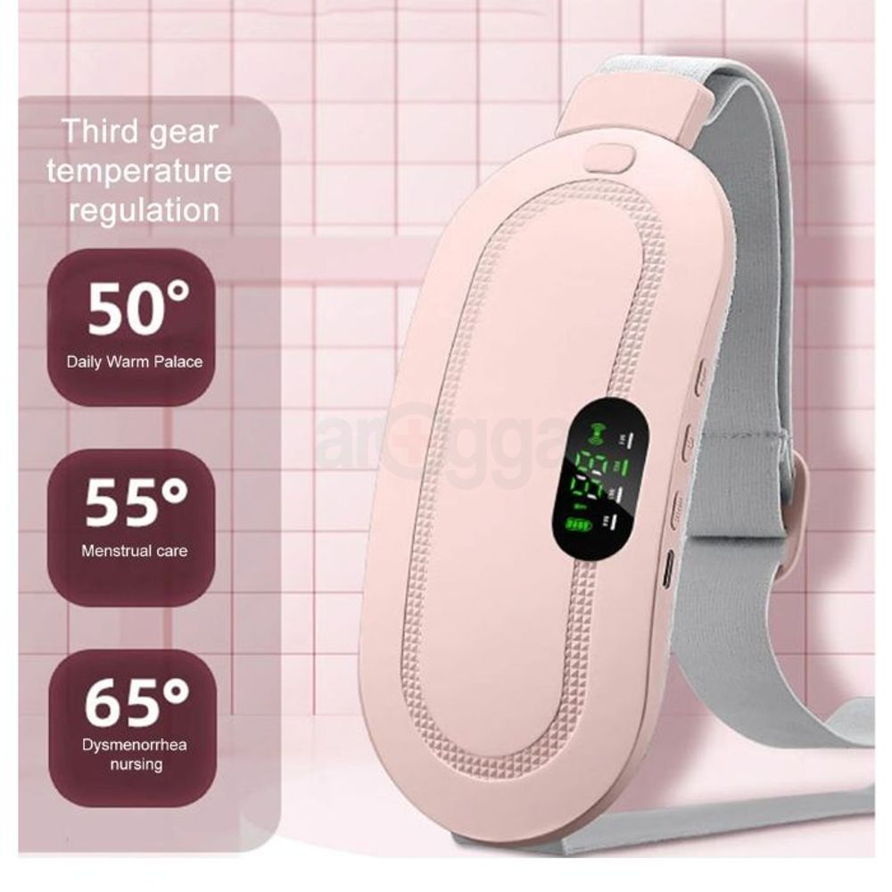 Electric Warm Belt 3s Fast Heat Relief Waist Pain Cramps Vibrating Abdominal Electric Belt  