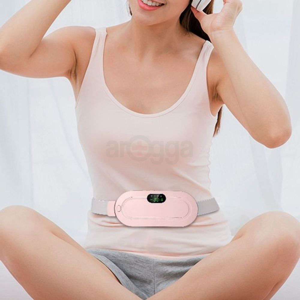 Electric Warm Belt 3s Fast Heat Relief Waist Pain Cramps Vibrating Abdominal Electric Belt  