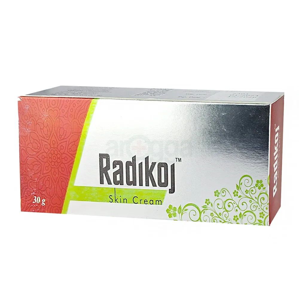 Radikoj Skin Whitening Cream – Brightening & Pigmentation Control with Kojic Acid, Arbutin & Vitamin E – 30g  