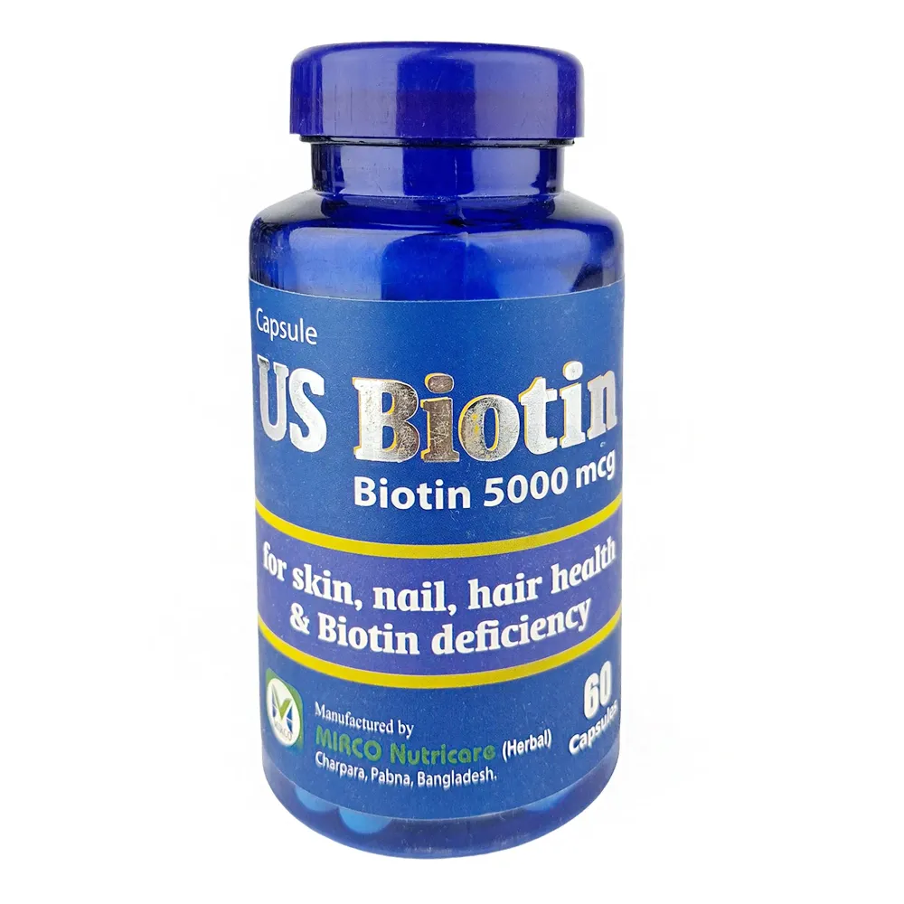 Us Biotin 5000mcg (Biotin) price in Bangladesh | Arogga Online Pharmacy