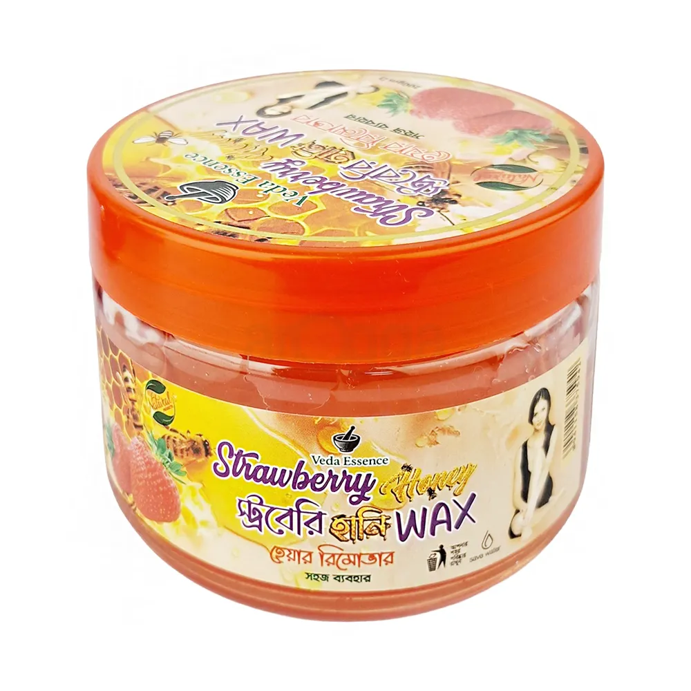 Veda Essence Strawberry Honey Wax Hair Remover (200gm)  