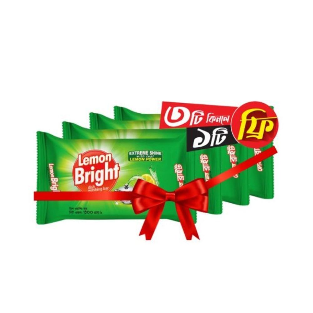 Lemon Bright Dishwashing Bar 300g - Buy 3 Get 1 price in Bangladesh ...