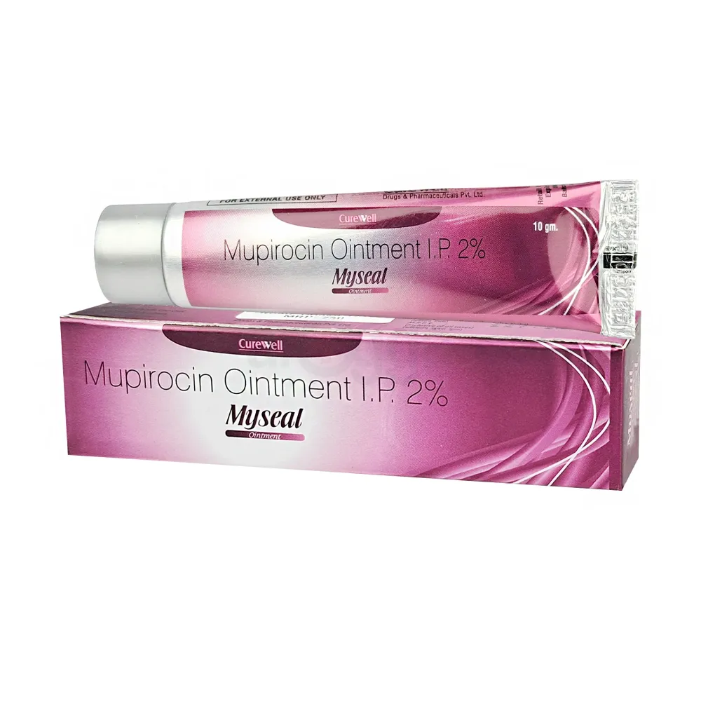 Curewell Myseal Mupirocin Ointment IP 2% – Topical Antibiotic Treatment – 10g 2% Ointment