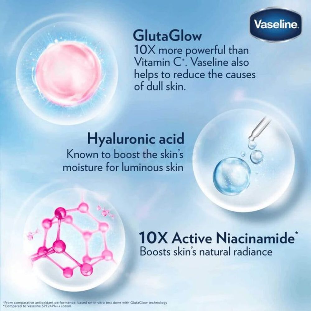 Vaseline Healthy Bright Gluta-Hya Serum Brust Lotion Dewy Radiance 300ml  
