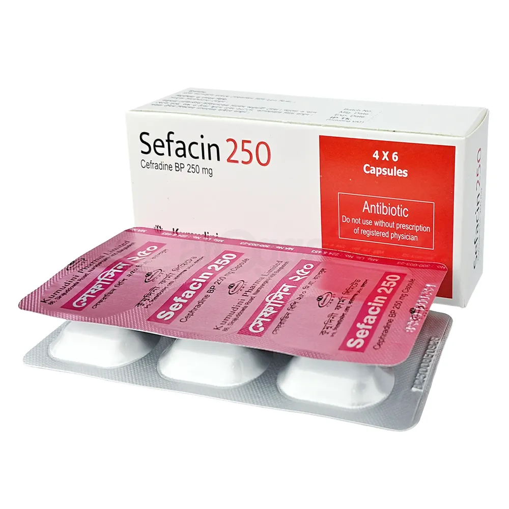 Sefacin 250mg Capsule