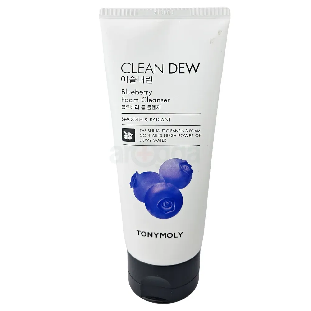 Tonymoly Clean Dew Blueberry Smooth & Radiant Foam Cleanser - 180ml  