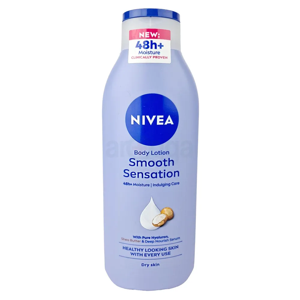 Nivea 48hr Smooth Sensation Deep Nourish Serum Body Lotion with Shea Butter for Dry Skin 250ml  