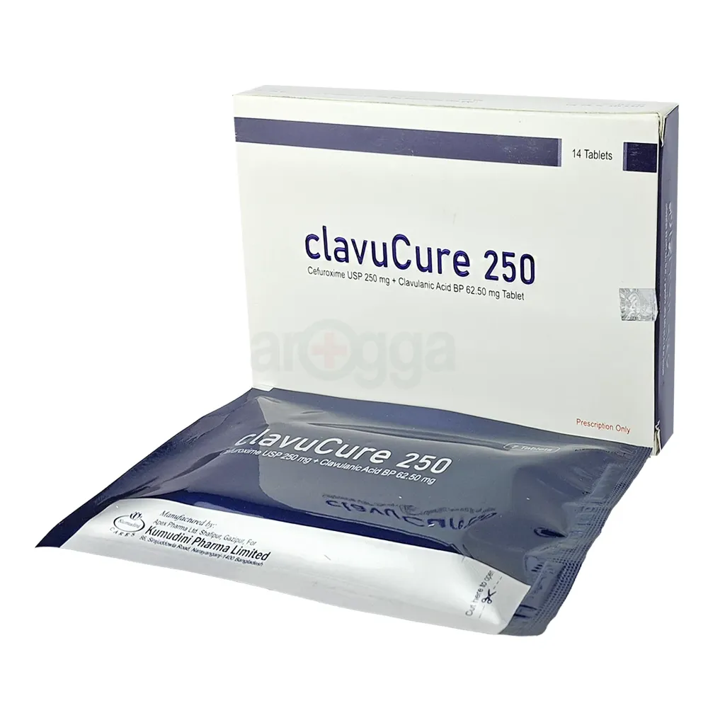 ClavuCure 250mg+62.5mg Tablet
