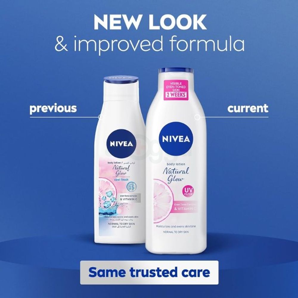 Nivea Body Lotion Natural Glow Even Tone Complex & Vitamin C for Normal to Dry Skin 250ml  