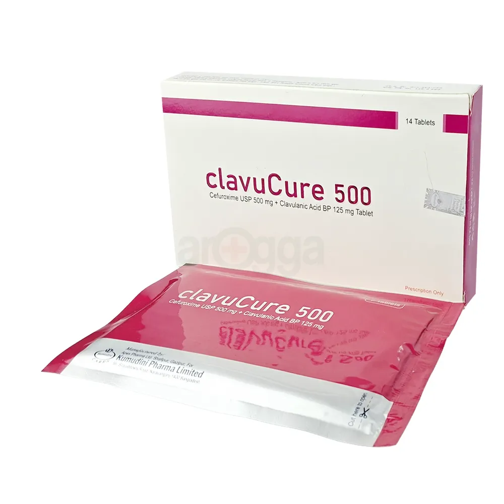 ClavuCure 500mg+125mg Tablet