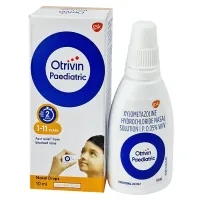 Otrivin Paediatric Nasal Drops 0.05% (10ml) – For Blocked Nose Relief 10ml Spray