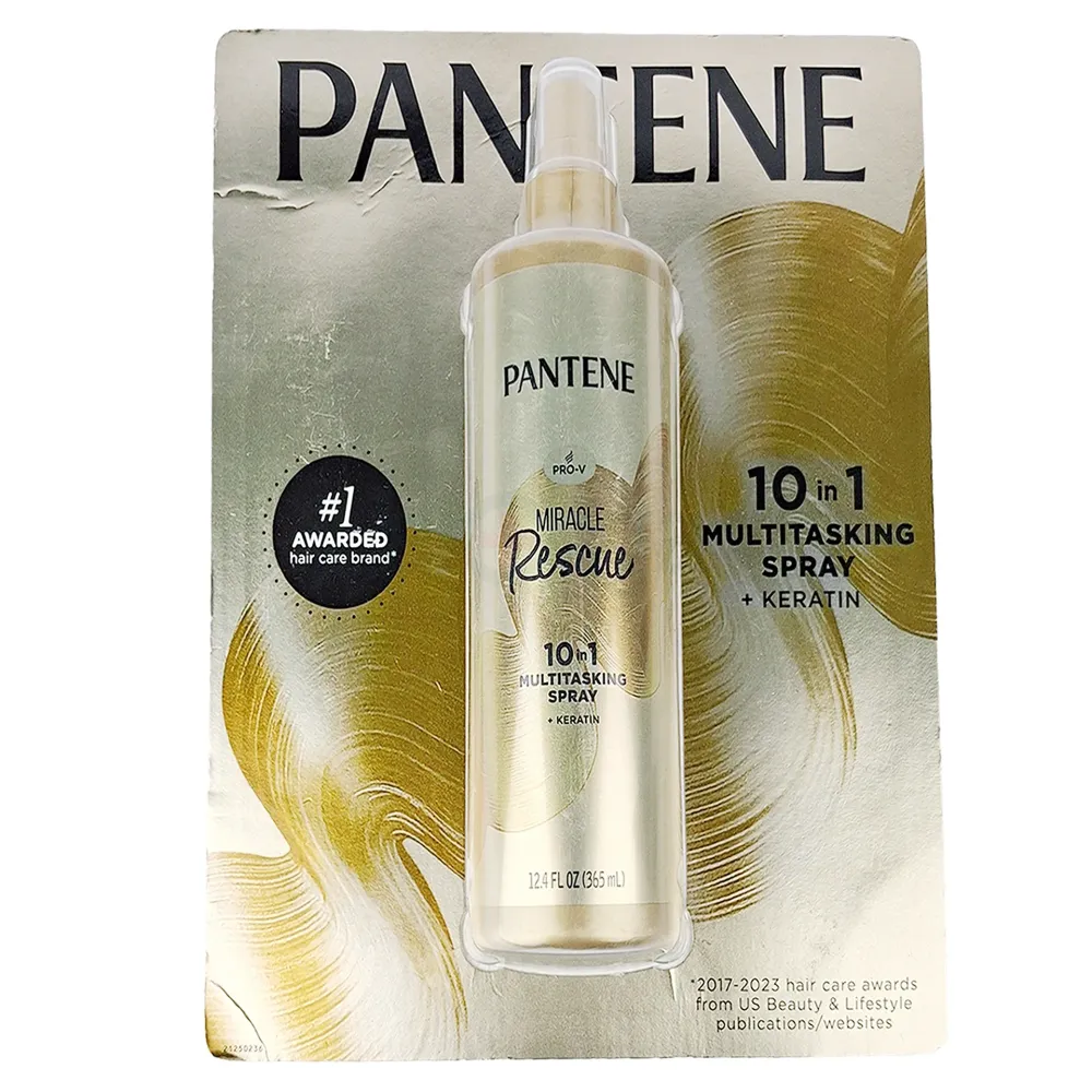 Pantene Pro-v Miracle Rescue 10 in 1 Multitasking Spray +Keratin 365ml (Made in Canada)  