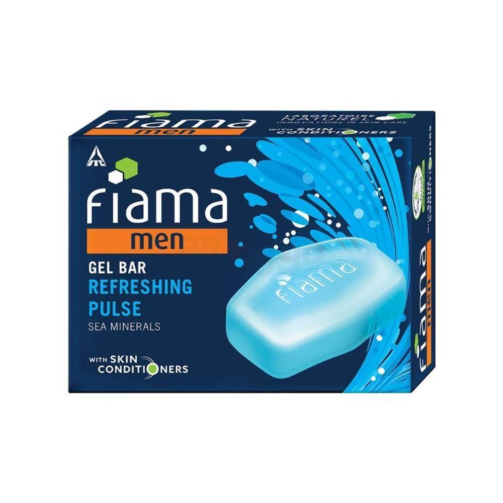 Fiama Men Refreshing Pluse Sea Minerals Gel Bar 125g  