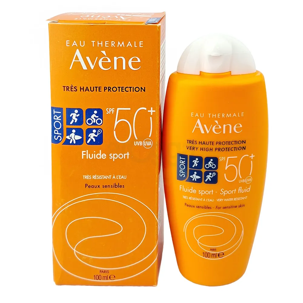 Avène Very High Protection Sport Fluid SPF 50+ – Water-Resistant Sunscreen for Sensitive Skin (100ml)  