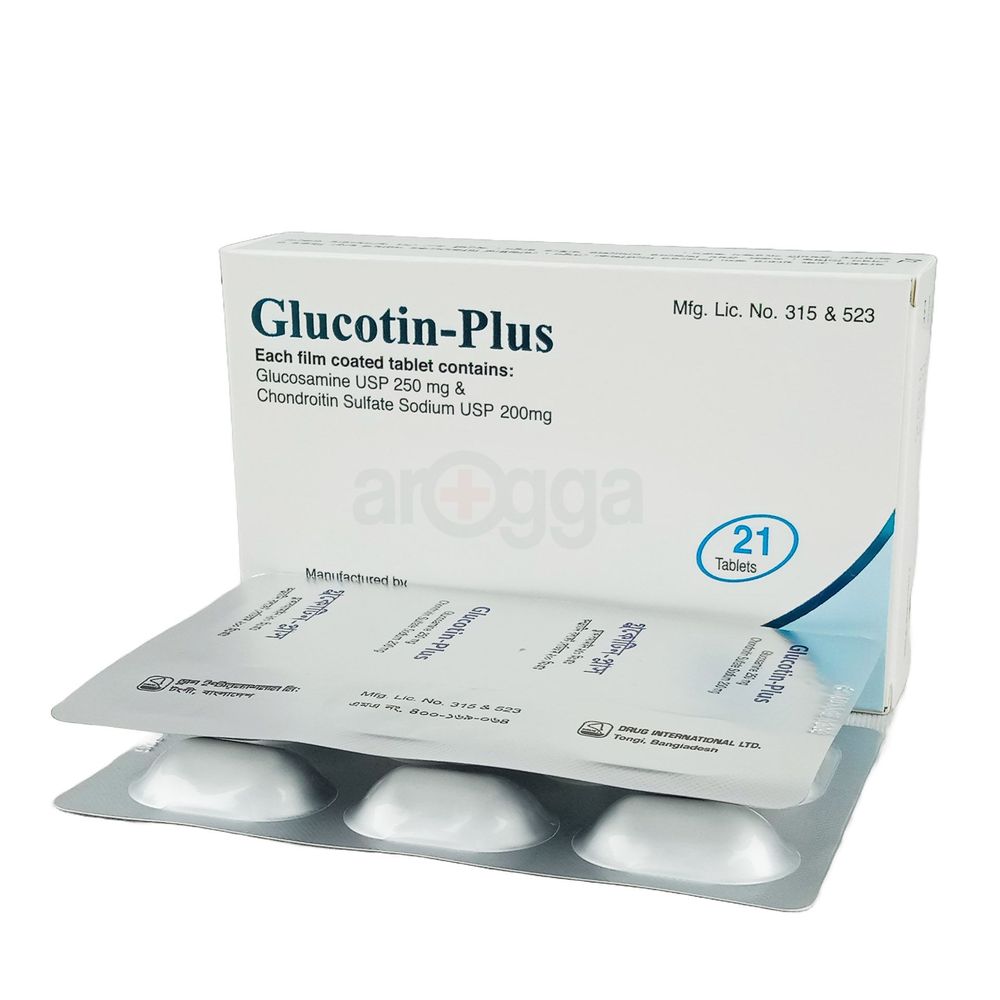 Glucotin Plus 200mg+250mg Tablet