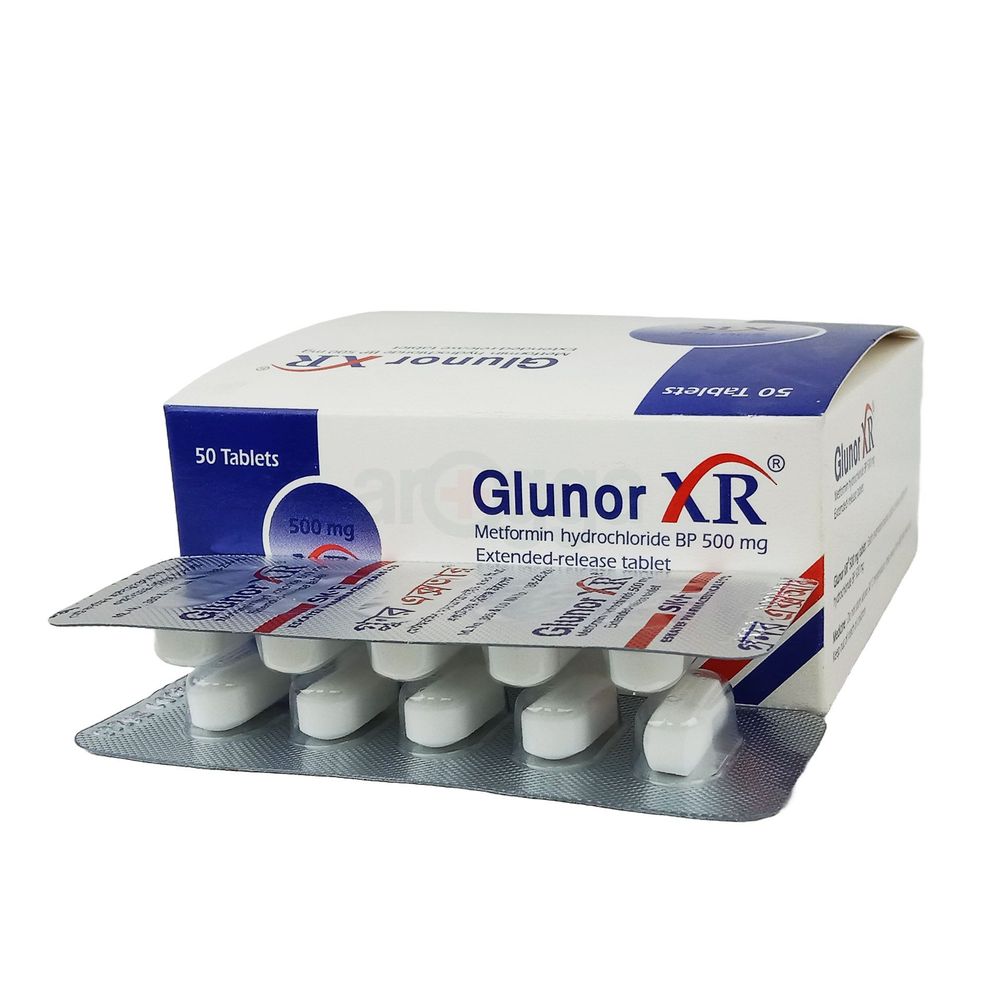 Glunor XR 500mg Tablet