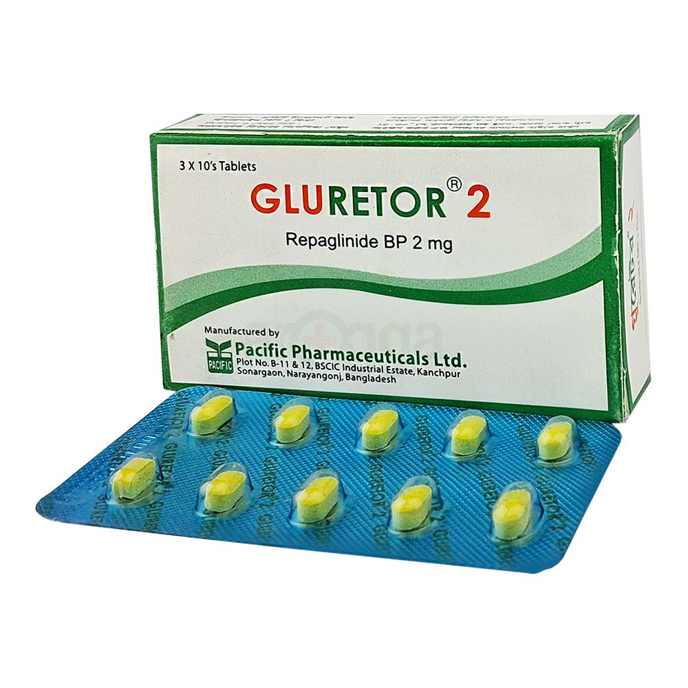Gluretor 2mg Tablet
