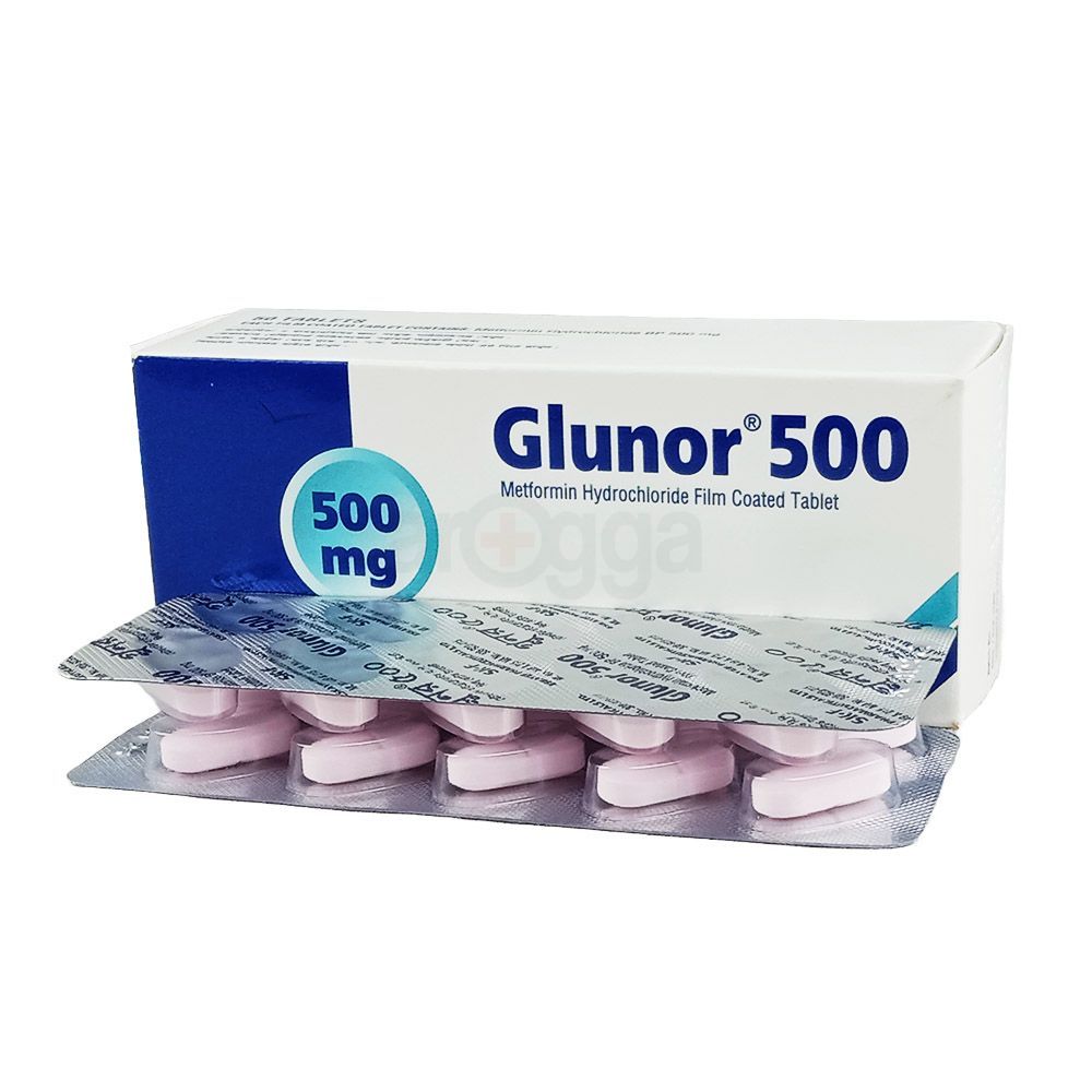 Glunor 500mg Tablet