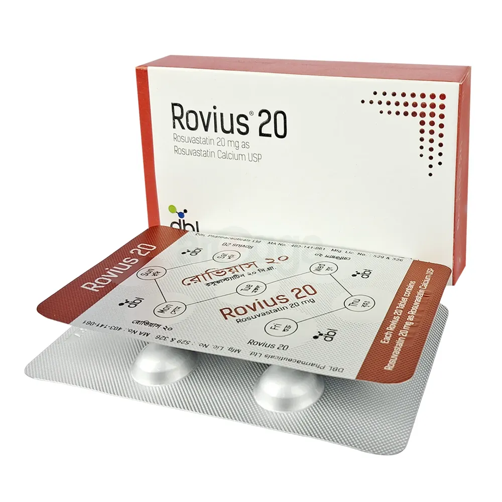Rovius 20mg Tablet