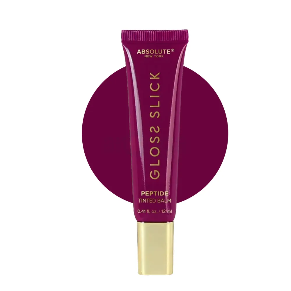 Absolute New York Gloss Slick Peptide Tinted Balm (Raspberry Sorbet ...