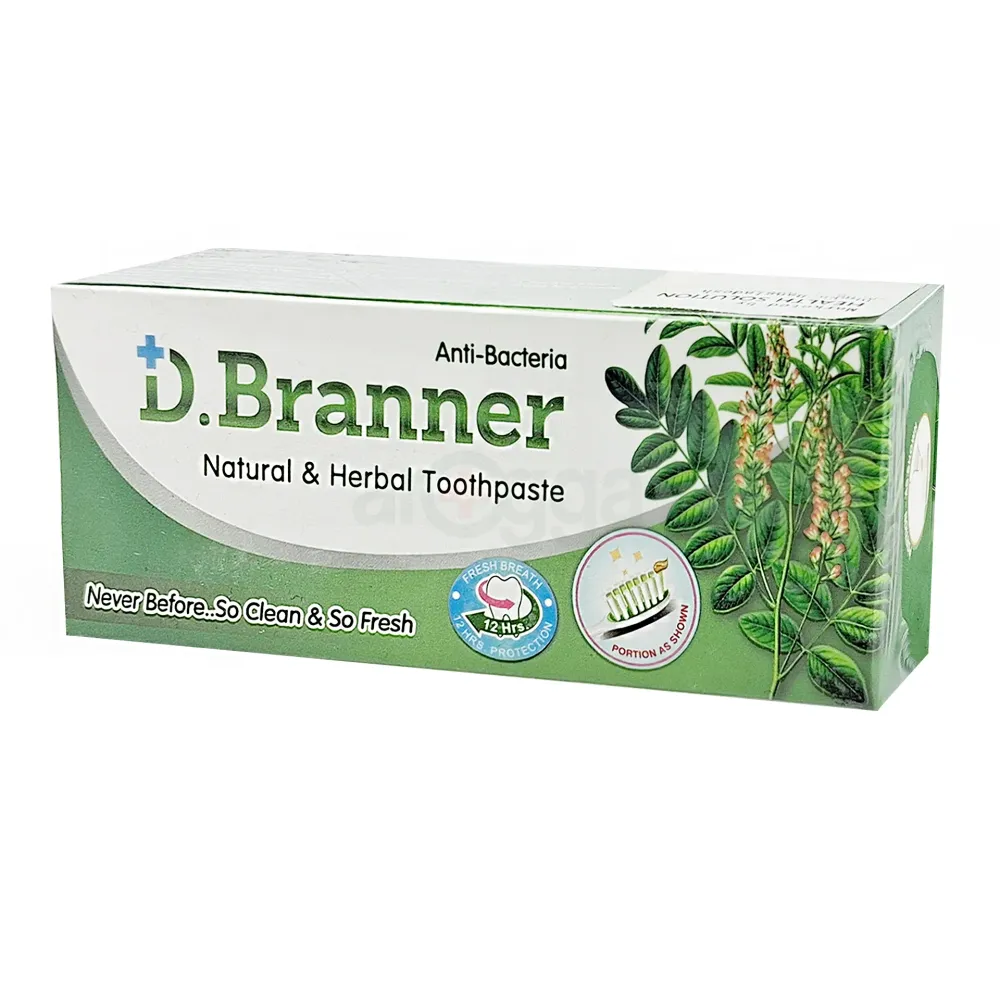 D. Branner Natural & Herbal Anti-Bacterial Toothpaste 50g price in ...