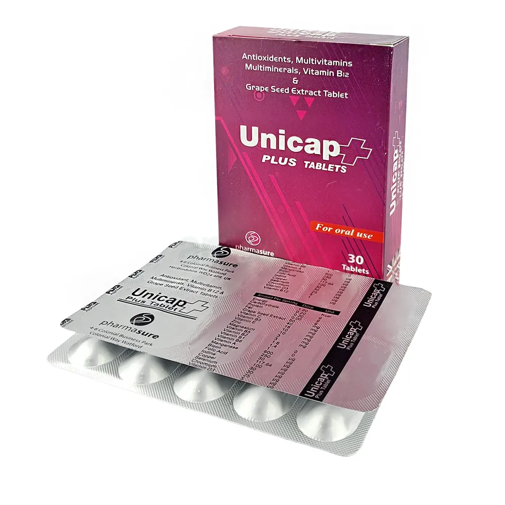 Unicap Plus (Antioxidents,multivitamin Multiminerals,vitamin b12 & grape seed extract )  