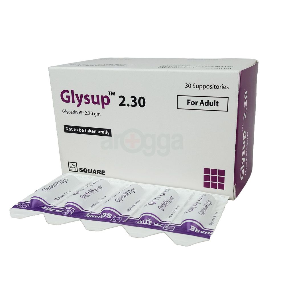 Glysup 2.3 2.3gm Suppository