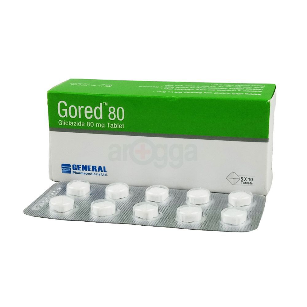 Gored 80mg Tablet - Arogga Online Pharmacy