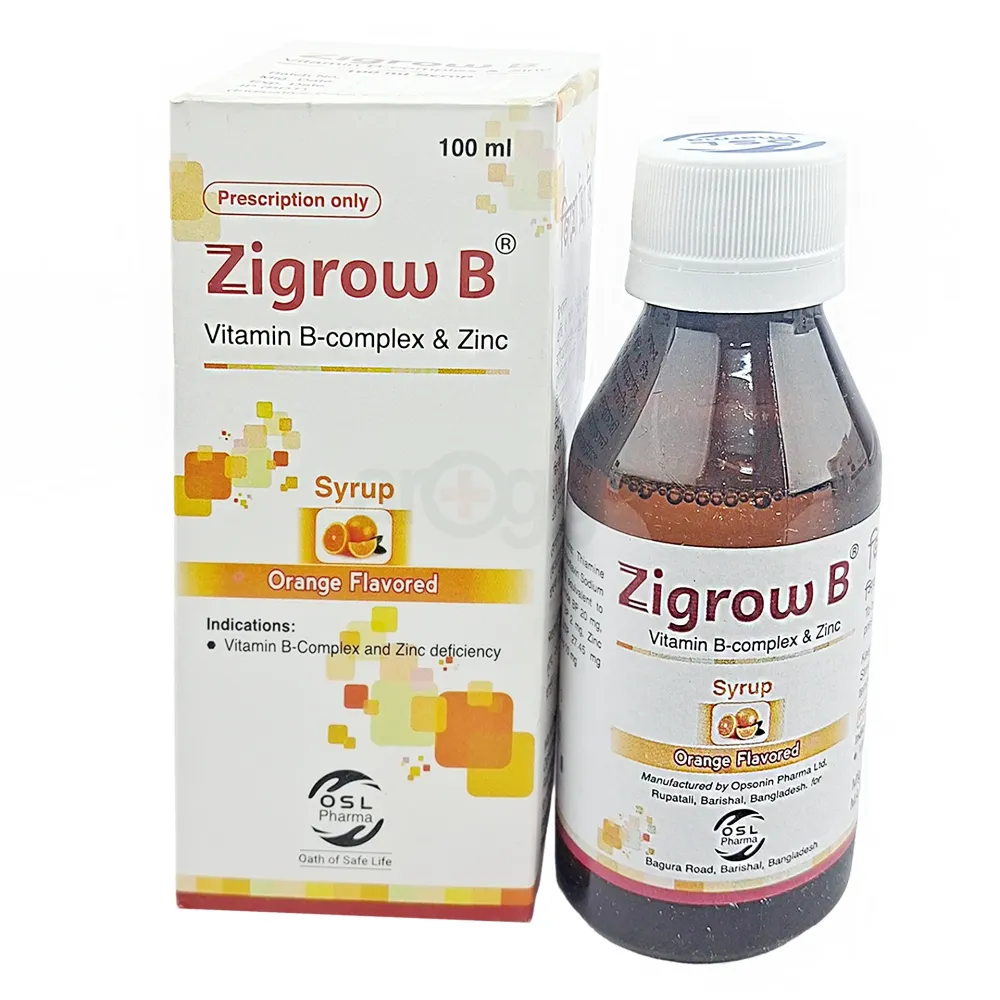 Zigrow B 100ml  Syrup