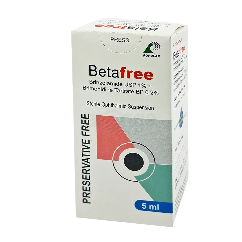 Betafree Eye Drop 1%+0.2% Eye Drop