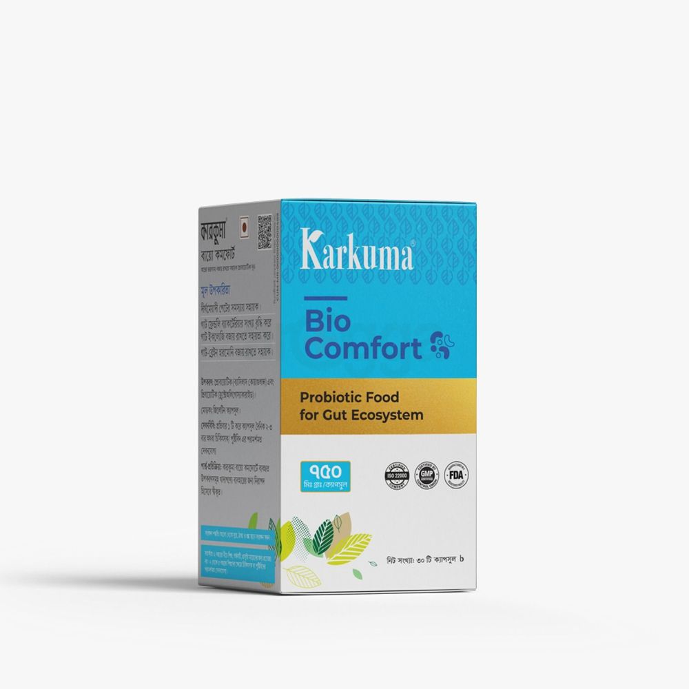 Karkuma Bio Comfort Probiotic Food for Gut Ecosystem 30 Capsules  