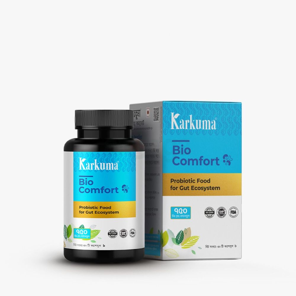 Karkuma Bio Comfort Probiotic Food for Gut Ecosystem 30 Capsules  