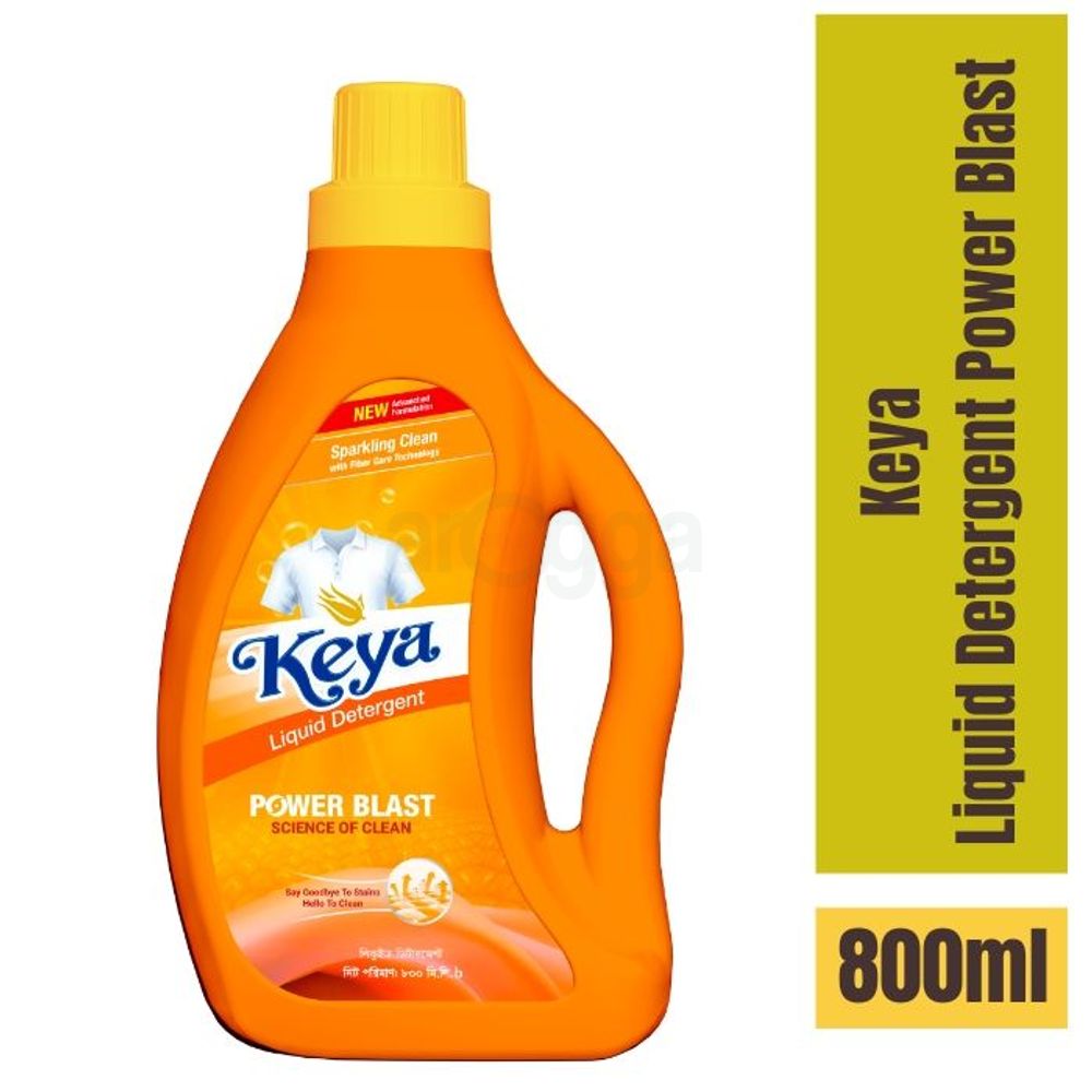 Keya Liquid Detergent Power Blast 800ml price in Bangladesh | Arogga