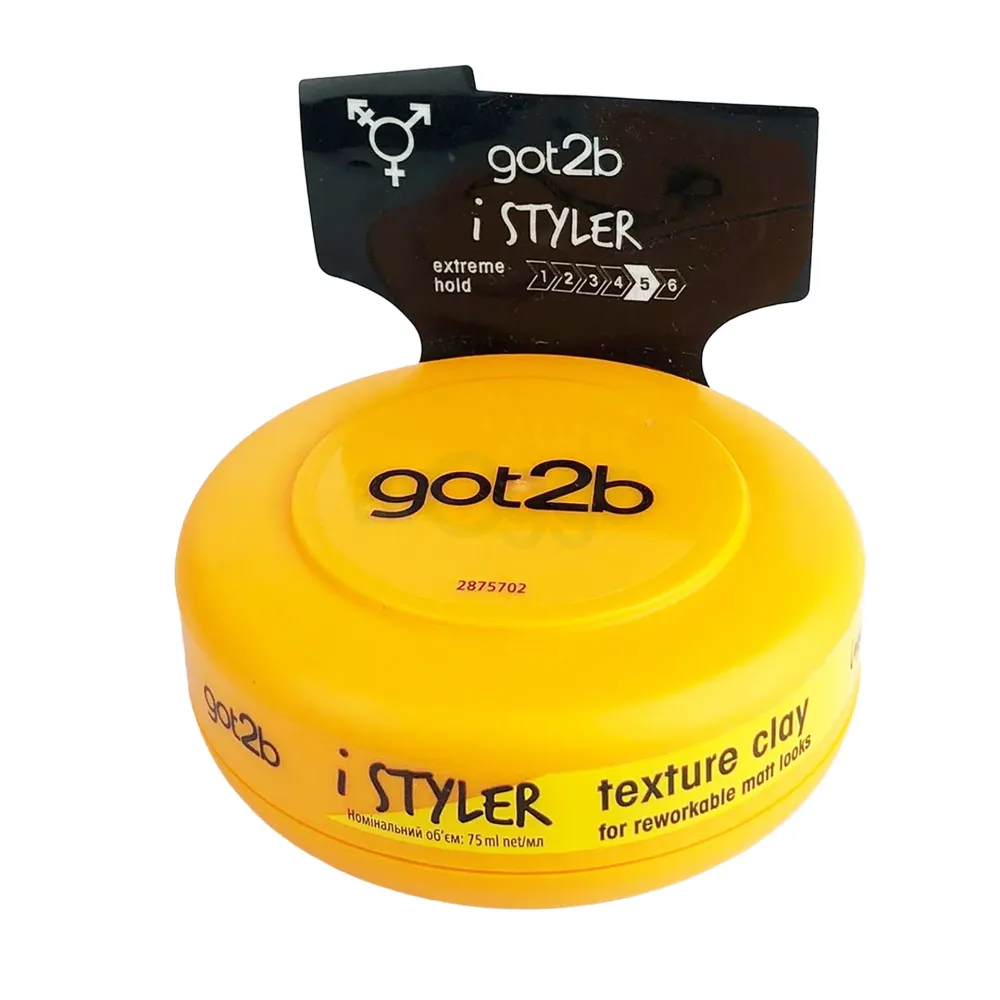 Schwarzkopf Got2b iStyler Texture Clay for reworkable Matt Looks - 75ml  