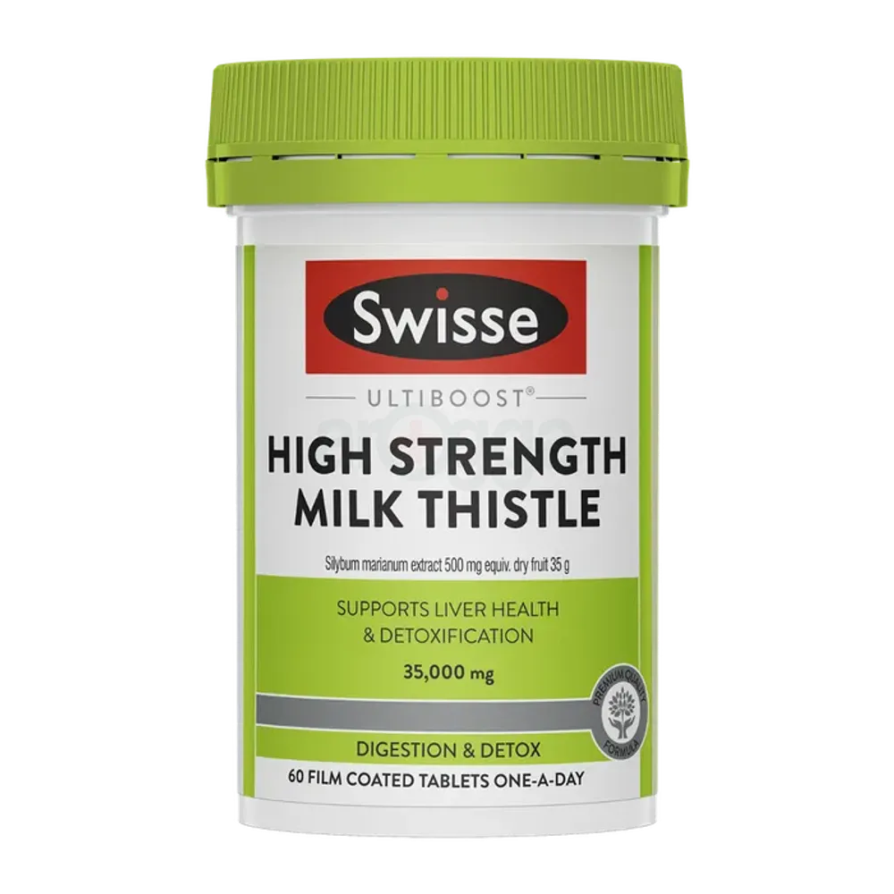 Swisse Ultiboost High Strength Milk Thistle 60 film Coated Tablets  