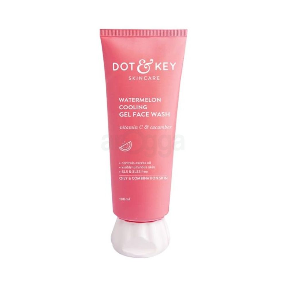 Dot & Key Watermelon Cooling Gel Face Wash with Vitamin C & Cucumber ...