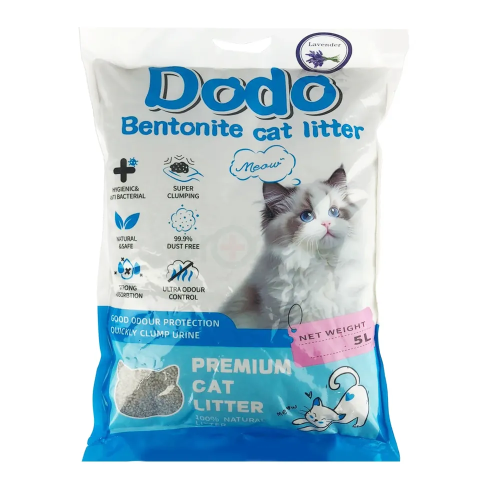 Dodo bentonite cat litter lavender 5L  