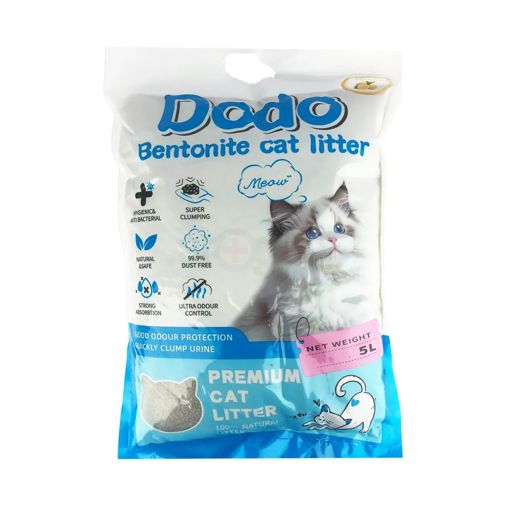 Dodo Bentonite Cat Litter Lemon 5L  