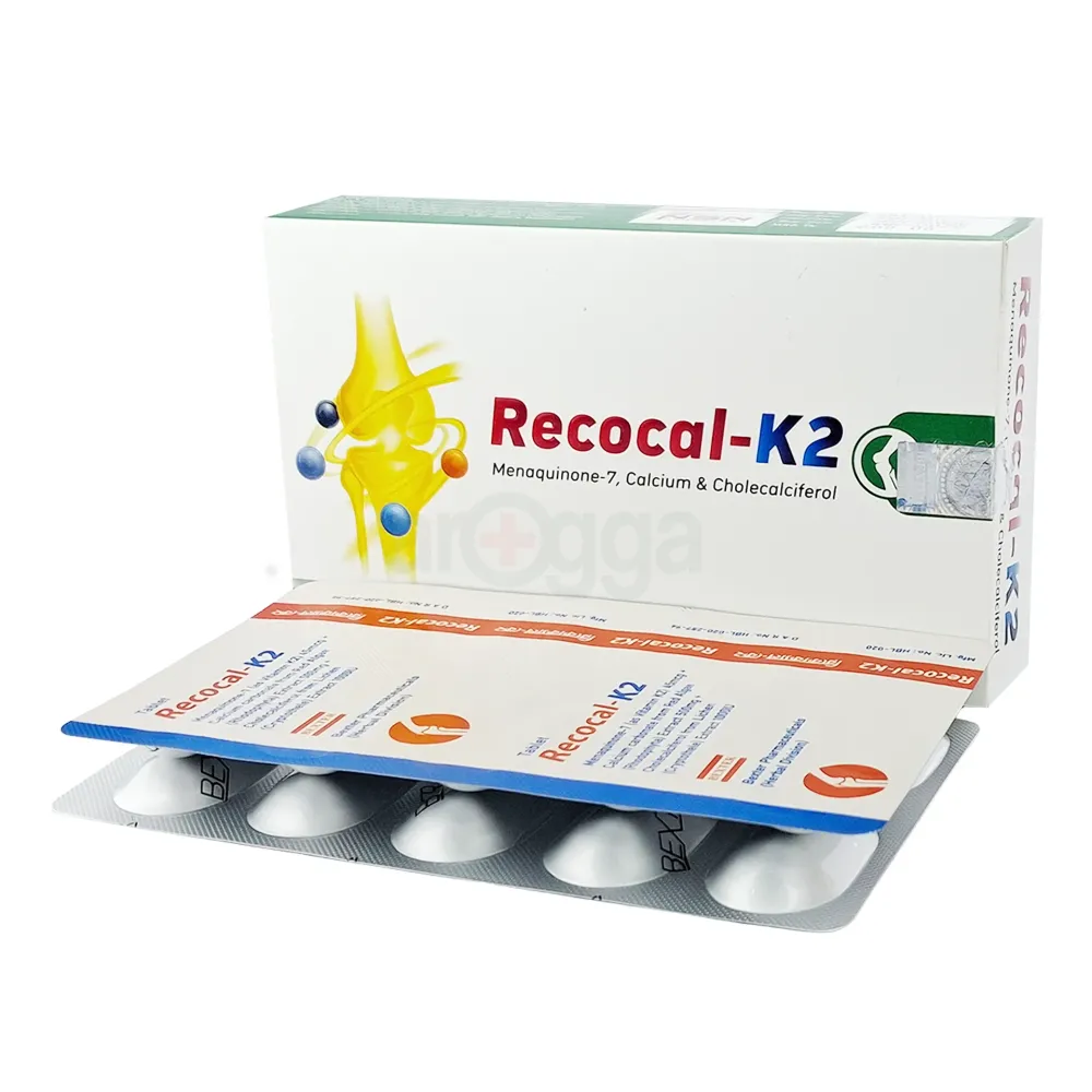 Recocal-K2 (Menaquinone-7, Calcium & Vitamin D3) Supplement price in ...