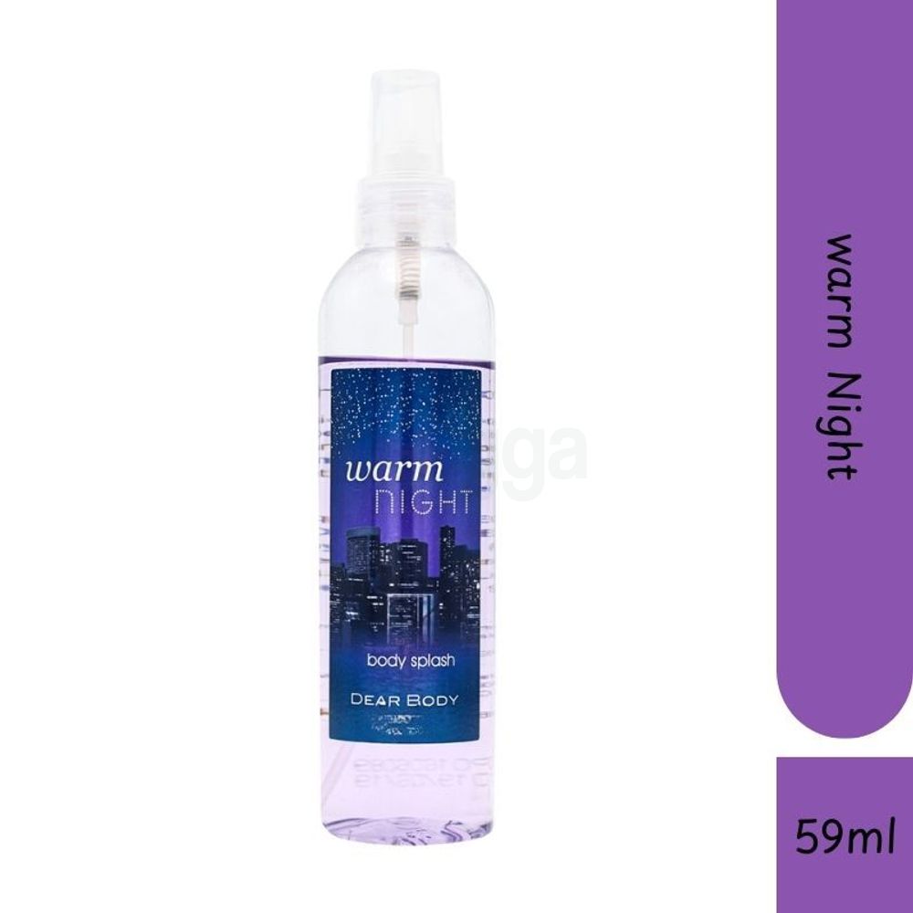 Dear Body Warm Night Body Splash 59ml price in Bangladesh | Arogga